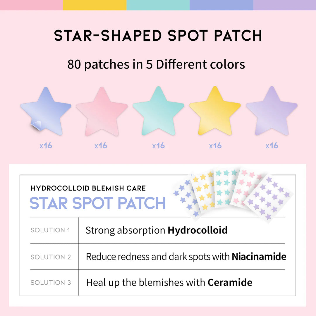 OOTD STAR SPOT PATCH 80 PATCHES