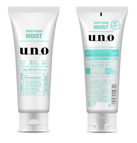 Shiseido Uno Whip Wash Moist 130g