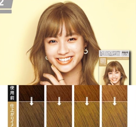 Kao Liese Prettia Bubble Hair Color Milk Tea Brown