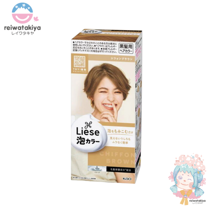 Kao Liese Prettia Bubble Hair Color Chiffon Brown