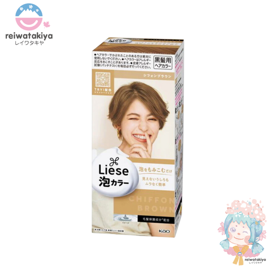 Kao Liese Prettia Bubble Hair Color Chiffon Brown