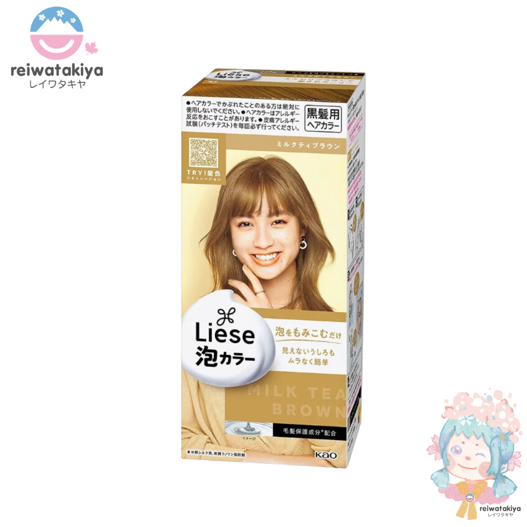 Kao Liese Prettia Bubble Hair Color Milk Tea Brown