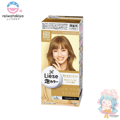 Kao Liese Prettia Bubble Hair Color Milk Tea Brown