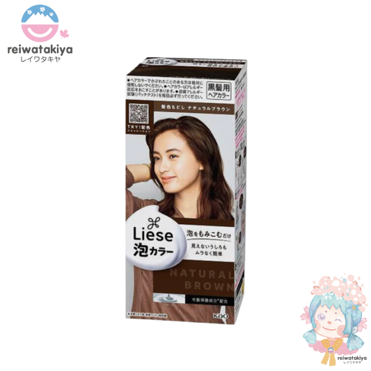 Kao Liese Prettia Bubble Hair Color Natural Brown