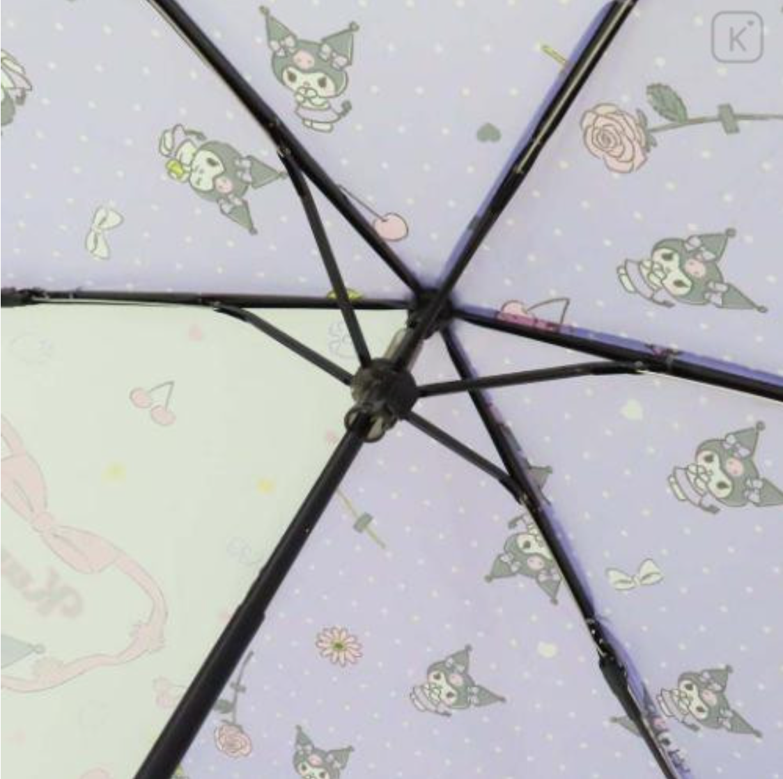 SANRIO FOLDING UMBRELLA KUROMI & BAKU