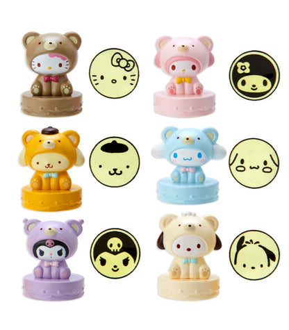 SANRIO CHARACTERS STAMP BATH BALL 1 RANDOM CHARACTER