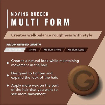 GATSBY Moving Rubber Multi Form 80g