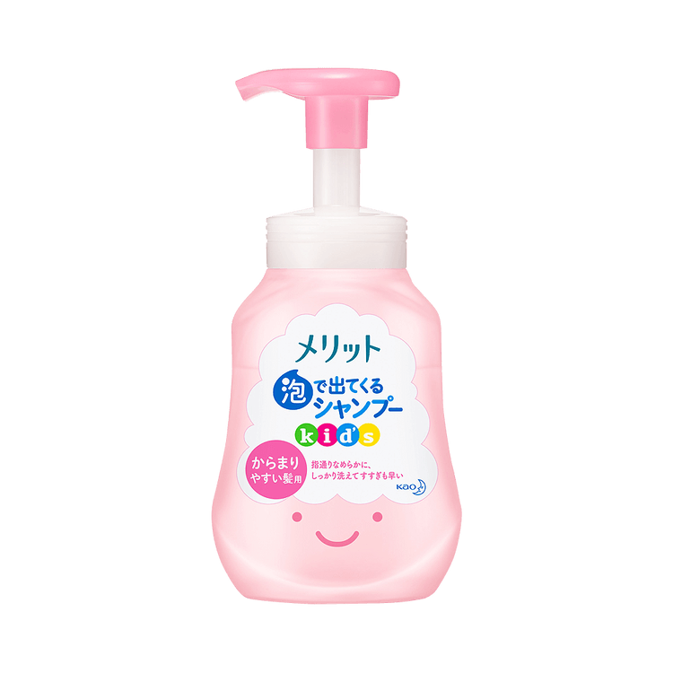 KAO MERIT FOAM SHAMPOO FOR KIDS PUMP 300ML - 2 SCENTS