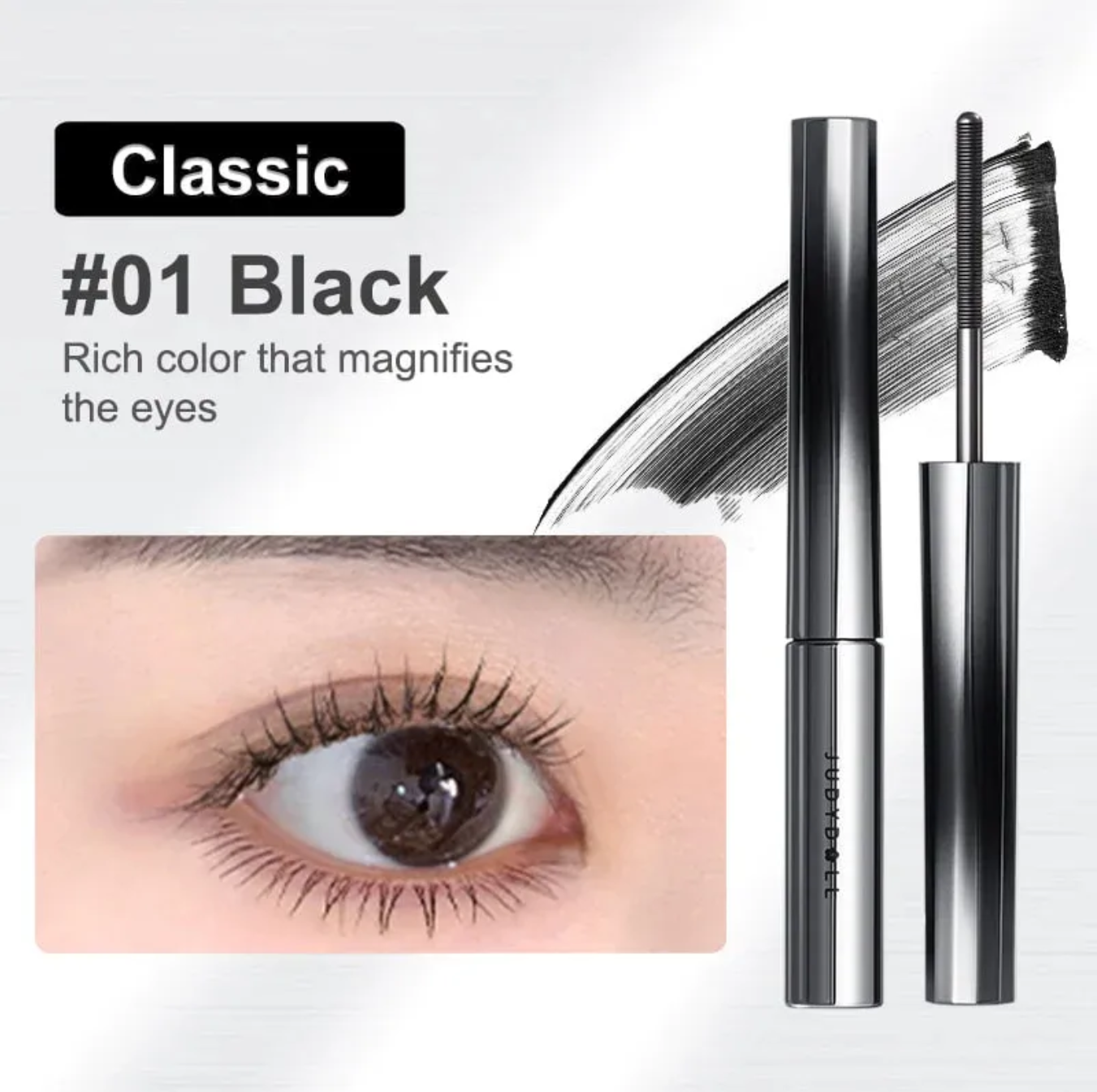 JUDYDOLL 3D CURLING EYELASH IRON MASCARA - 4 TYPES