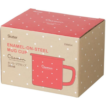 SKATER ENAMEL MUG 380ML CASMINE RED