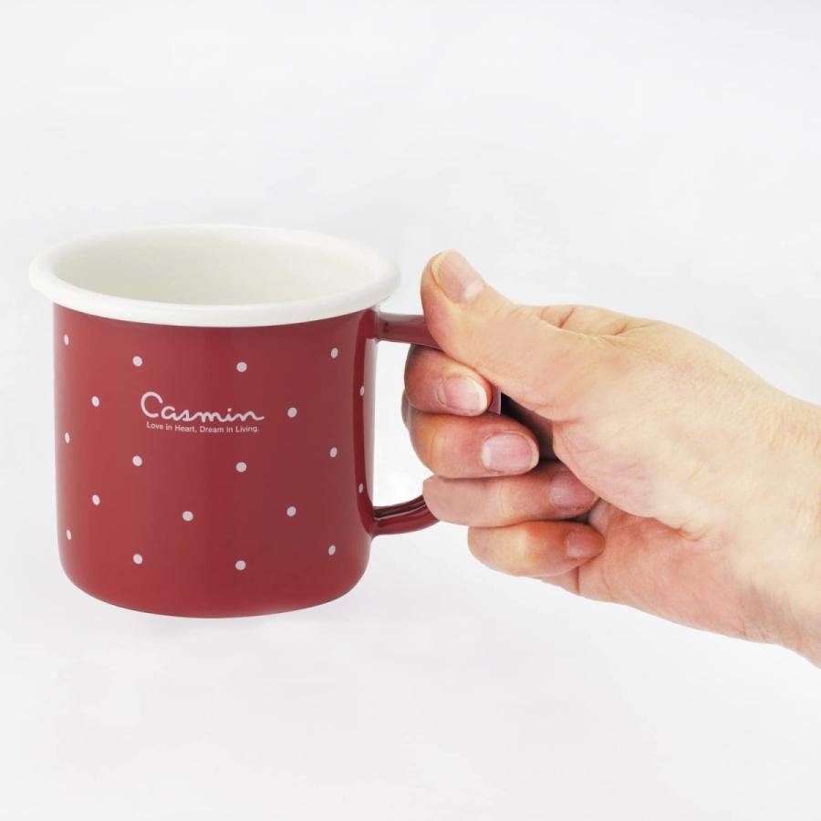 SKATER ENAMEL MUG 380ML CASMINE RED