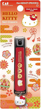 KAI HELLO KITTY JAPANESE STYLE NAIL CLIPPER - 3 TYPES