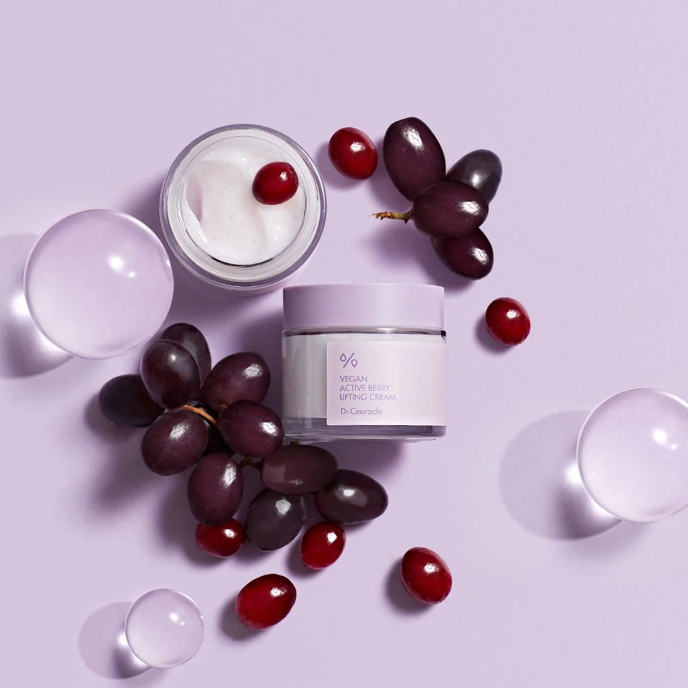 DR.CEURACLE VEGAN ACTIVE BERRY FIRMING EYE CREAM 75G