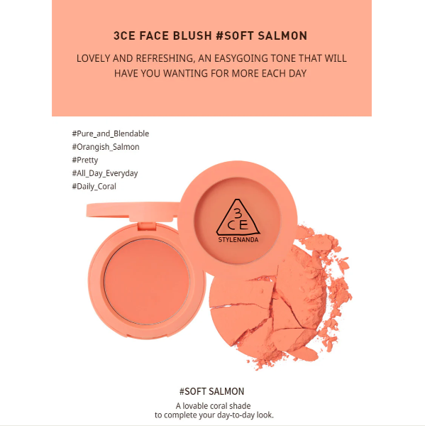 3CE FACE BLUSH ## SOFT SALMON