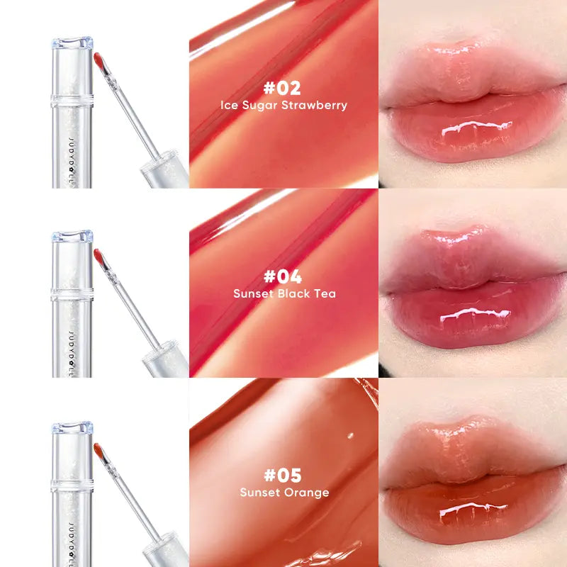 JUDYDOLL ICE WATERY LIP GLOSS 2.4G  - 2 COLOURS