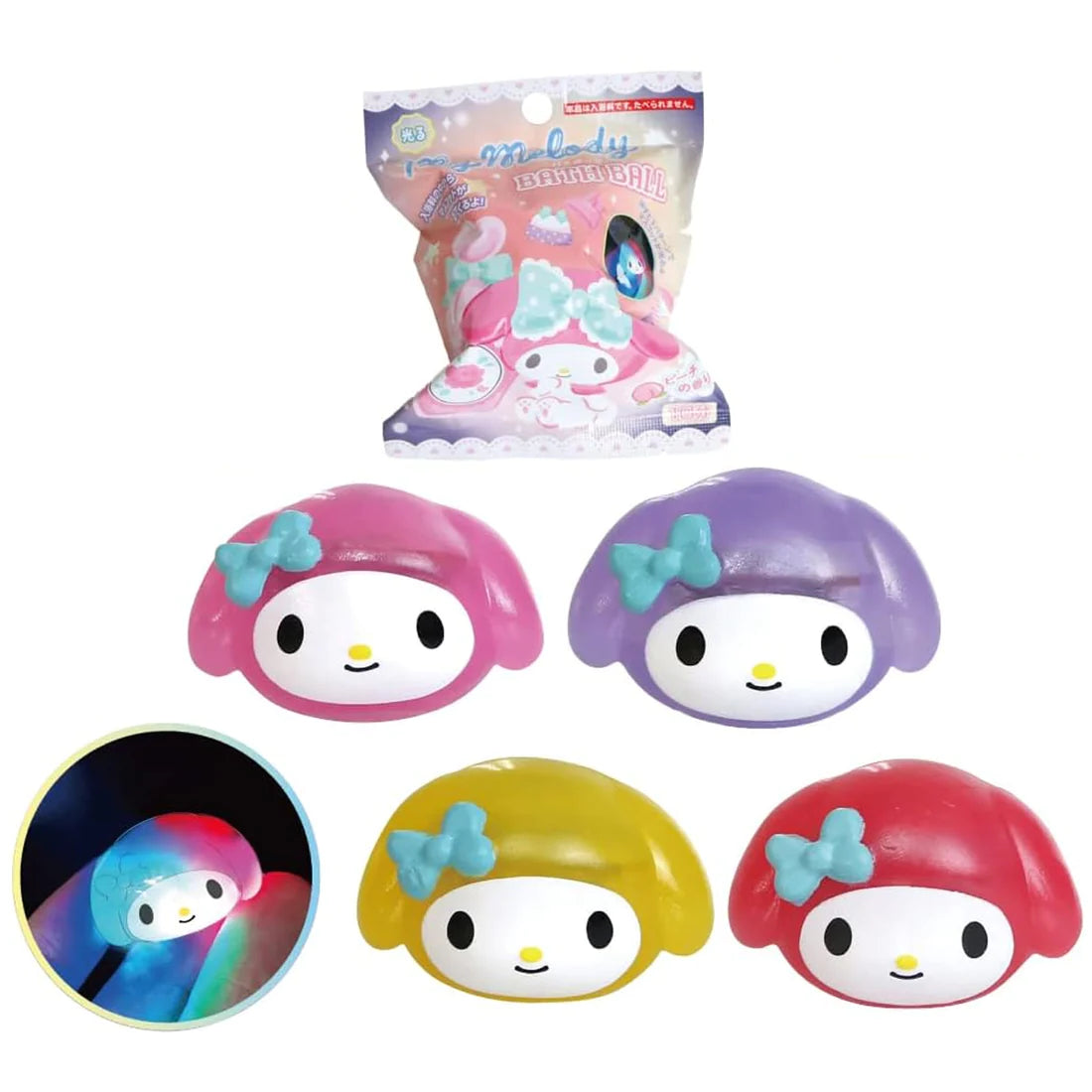 SANRIO  SANTAN MY MELODY GLOWING BATH BALL