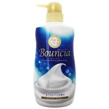 GYUNYU BOUNCIA BODY SOAP WHITE PUMP MILK - 2 SIZES