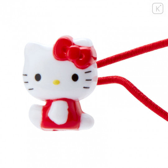 Sanrio Hello Kitty Mascot Hair Tie (Red)