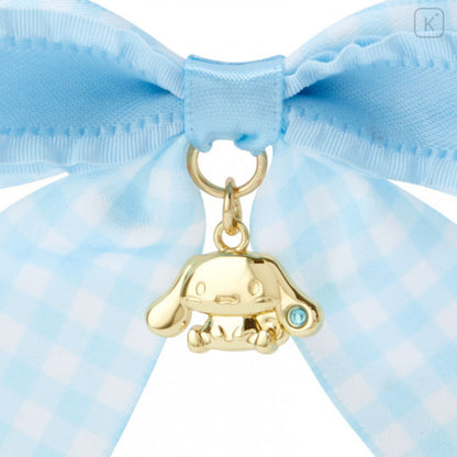 Sanrio Ribbon Hair Tie - Cinnamoroll / Gingham