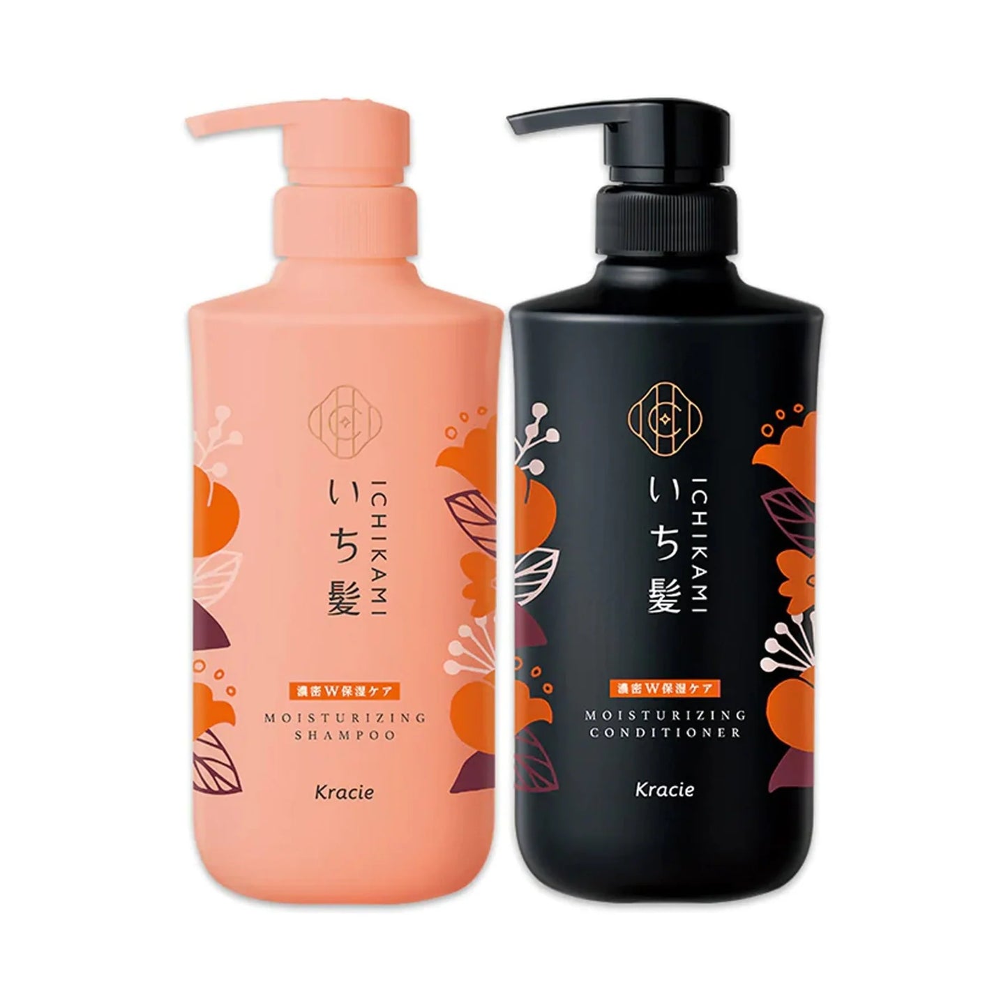 KRACIE ICHIKAML DENSE W MOISTURIZING CARE SHAMPOO & CONDITIONER SET 480ML*2