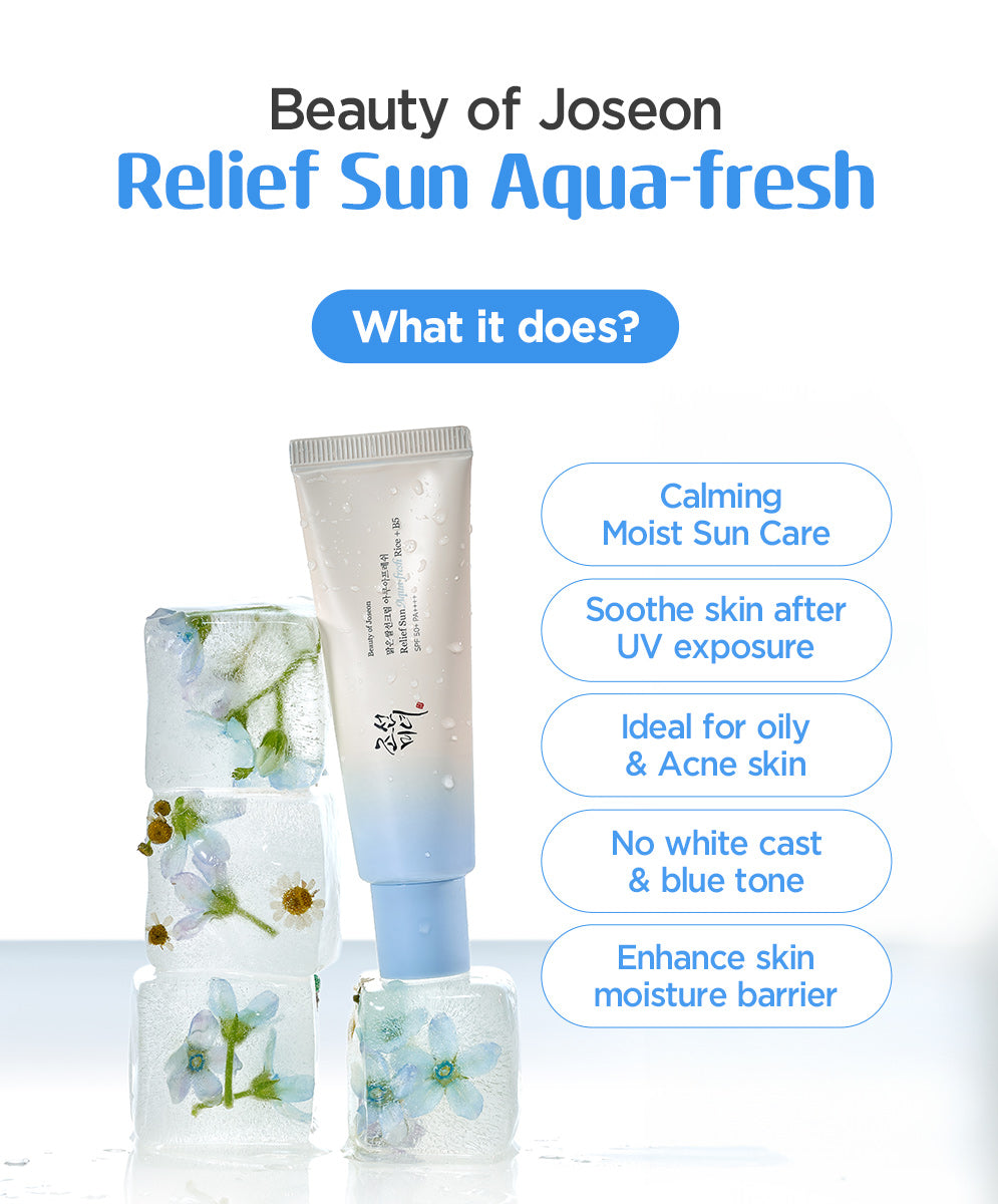 BEAUTY OF JOSEON RELIEF SUN AQUA FRESH RICE SPF 50+ PA++++ 50ML