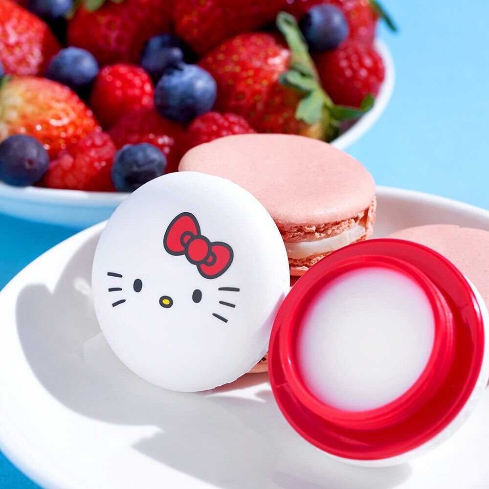 THE CREME SHOP HELLO KITTY & FRIENDS MACARON LIP BALM 7G - 2 TYPES