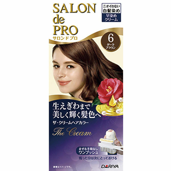 DARIYA SALON DE PRO THE CREAM HAIR COLOR FOR GRAY HAIR 100G - 4 COLOURS