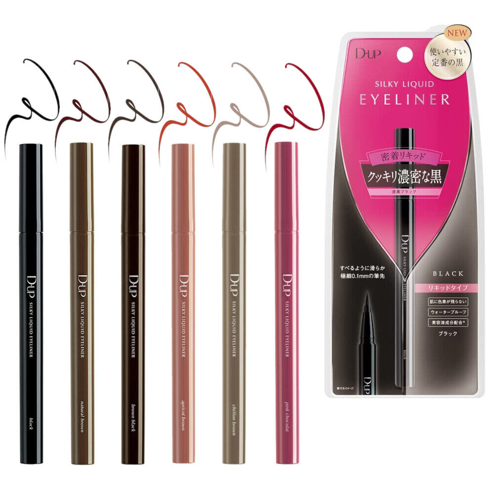 DUP SILKY LIQUID EYELINER 0.4ML - 2 COLOURS