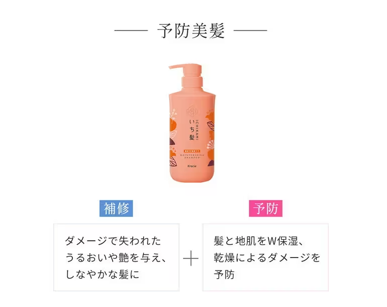 KRACIE ICHIKAMI MOISTURIZING SHAMPOO 480ML