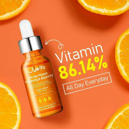 JUMISO ALL DAY VITAMIN BRIGHTENING & BALANCING FACIAL SERUM 30ML